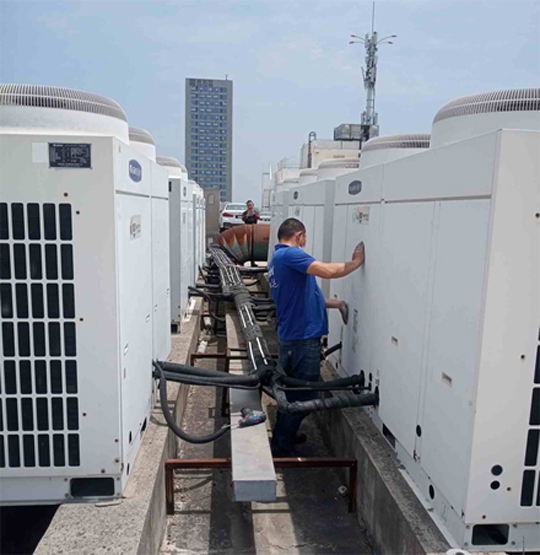 庐山中央空调制热和不制冷系统维修方法